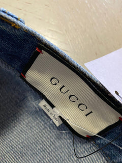 Neu mit Etikett: 1400 $ Gucci Herrenjeans Jeanshose Blau 32 US Italien