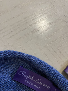 Neu mit Etikett: 695 $ Ralph Lauren Purple Label Herren-Rundhalspullover aus Leinen/Seide L Italien