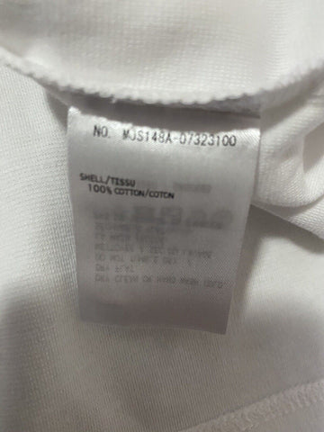 Neues 550 $ Thom Browne Solid-Hued T-Shirt Weiß Größe 2 (M) Japan