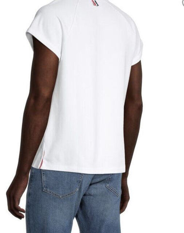 Neues 550 $ Thom Browne Solid-Hued T-Shirt Weiß Größe 2 (M) Japan