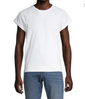 Neues 550 $ Thom Browne Solid-Hued T-Shirt Weiß Größe 2 (M) Japan
