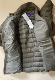 Neue $1995 Ralph Lauren Purple Label Herren Pufferjacke Braun/Grün Größe L