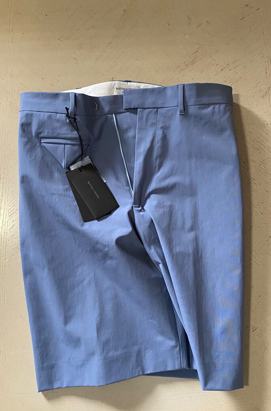 NWT $790 Bottega Veneta Mens Short Pants Blue Size 34 US ( 50 Eu ) Italy