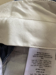 Neu mit Etikett: 790 $ Bottega Veneta Herren-Kurzhose Blau Größe 34 US (50 Eu) Italien