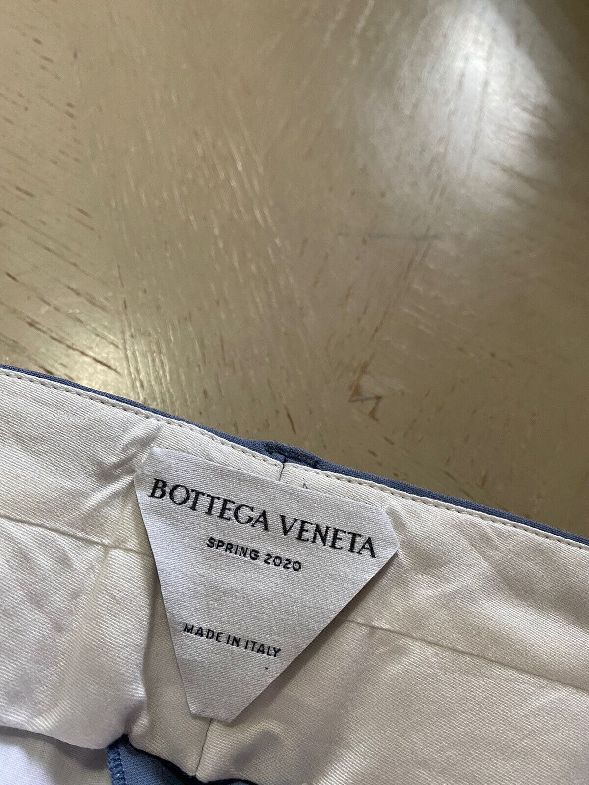 NWT $790 Bottega Veneta Mens Short Pants Blue Size 36 US ( 52 Eu ) Italy