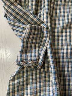Neues Gucci Country Check-Hemd im Wert von 1200 $ Blau/Rot/Grün Größe 46 EU Italien