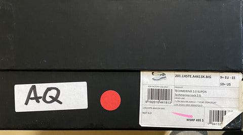 Neu $495 Z Zegna Herren Sock Runners Sneakers Schuhe Weiß/Grau 10,5 US/43,5 Eu