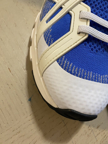 Neu $495 Z Zegna Herren Sock Runners Sneakers Schuhe MD Blau/Weiß 10,5 US/43,5 Eu