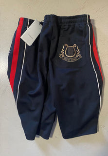 Neu mit Etikett: 1200 $ Gucci Technical Jersey Herren Gucci Band Kurze Hose Schwarz Größe M Italien