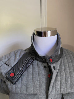 Neue $2995 Kiton Herren-Overshirt-Jacke aus Baumwolle/Kaschmir, Grau, 46 US/56 EU, Italien