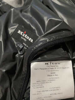 Neue $2995 Kiton Herren-Overshirt-Jacke aus Baumwolle/Kaschmir, Grau, 46 US/56 EU, Italien