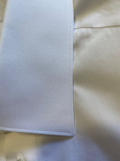 Neu mit Etikett: 675 $ Brioni Herren-Langarmhemd mit bequemer Passform, Weiß, 43/17, Italien