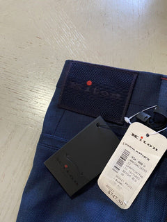 NWT $1495 Kiton Men’s Wool Dress Pants Bright Blue 36 US ( 52 Eu ) Italy