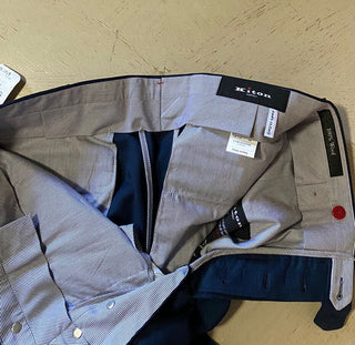 NWT $1495 Kiton Men’s Wool Dress Pants Bright Blue 36 US ( 52 Eu ) Italy