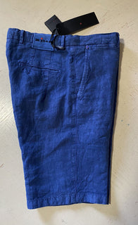Neu mit Etikett: 995 $ Kiton Herren-Leinen-Kurzhose Hellblau 34 US/ 50 Eu Italien