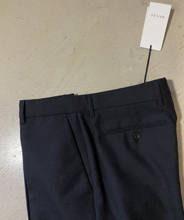 Neu mit Etikett: 1.500 $ Gucci Herren-Anzughose aus Panama-Wolle/Mohair, Schwarz, 34 US (50 Eu)