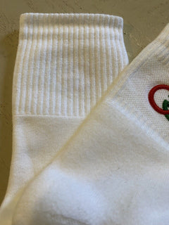 NWT Gucci Mini Greek Socks With Gucci Monogram While Size M Italy
