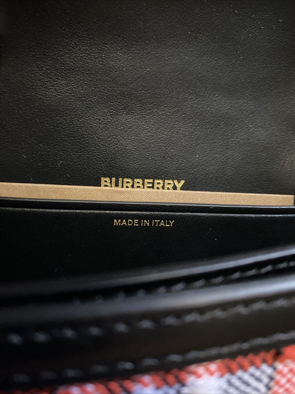 Новая вязаная седельная сумка Burberry Olympia Tartan, красный/мульти, Италия