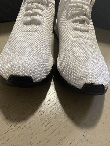 New $695 Kiton Mens Lightweight Sock Sneakers White Size 10 US/43 Eu Italy