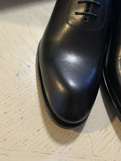 Neue 950 $ Ermenegildo Zegna Couture Oxford-Lederschuhe Schwarz 10 US Italien