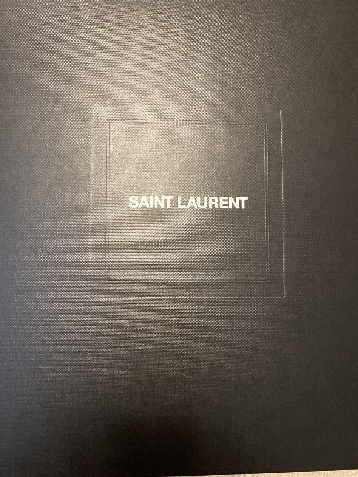NWT Saint Laurent Men Straw Fedora Hat Beige Size S Italy