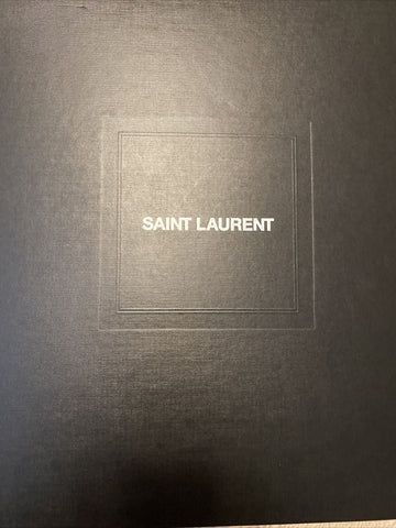 NWT Saint Laurent Men Straw Fedora Hat Beige Size S Italy