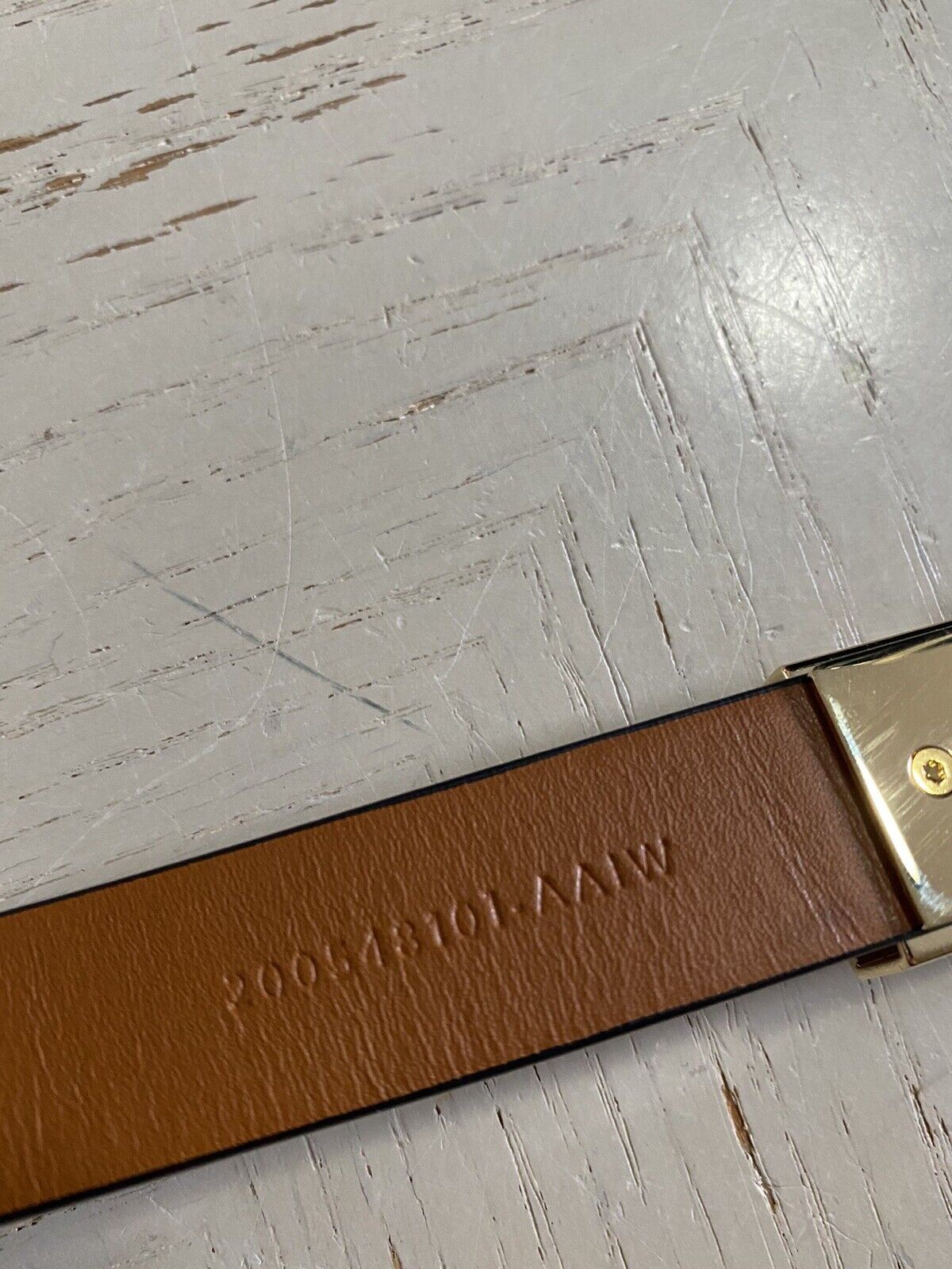 Новый женский кожаный ремень с петлей Fendi FF за 690 долларов, один размер, коричневый, Италия