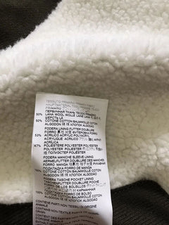 Neu $2790 Maison Margiela Kaban Kunstpelz gefütterter Jackenmantel Olivgrün 38/48 Ita