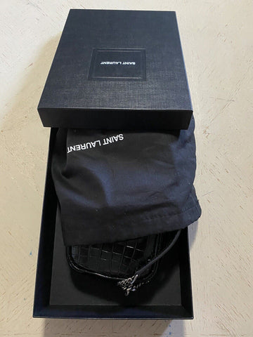 New $2150 Saint Laurent YSL Leather MinI Crossbody Shoulder Bag Black 612563