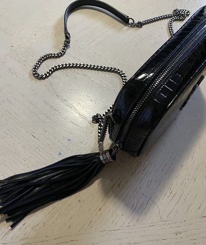 New $2150 Saint Laurent YSL Leather MinI Crossbody Shoulder Bag Black 612563