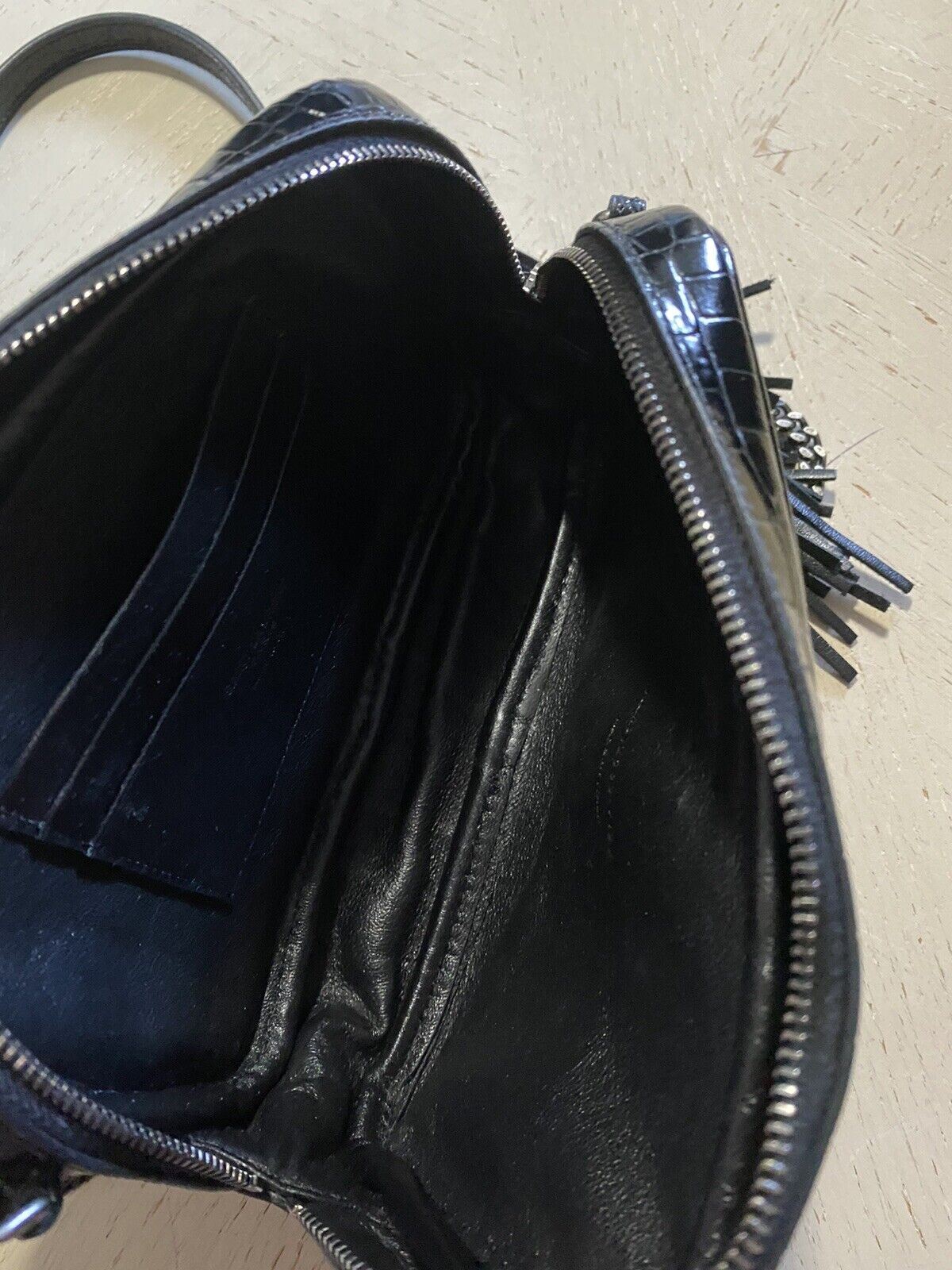 New $2150 Saint Laurent YSL Leather MinI Crossbody Shoulder Bag Black 612563