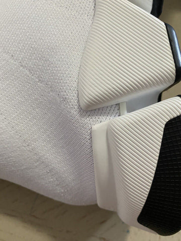 NIB 895 $ Balenciaga Damen Speed ​​2.0 Lurex Sock Sneakers Weiß/Schwarz 10 US/40 Eu