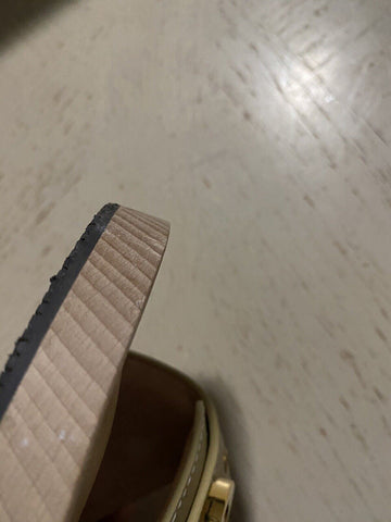 Gucci Women’s Sandal Wood/Leather Shoes Beige 9 US ( 39 Eu ) Italy