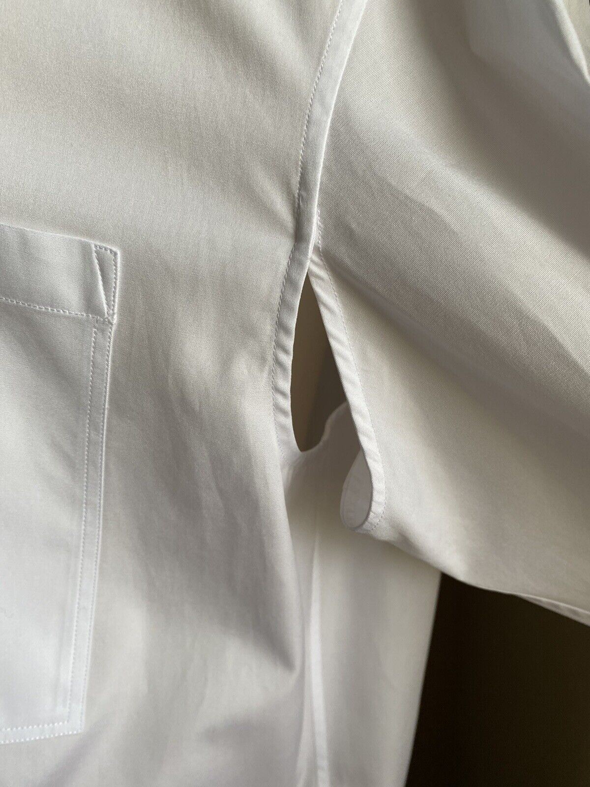 New $1195 Valentino Men’s Oversized unique Shirt White Size 39/15.5 Italy