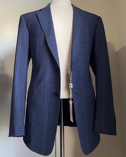 Neu mit Etikett: 1495 $ Armani Collezioni Herren Sportmantel Blazer Blau 42R US/52R Eu