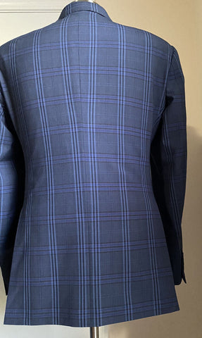 NWT $1495 Armani Collezioni Men Sport Coat Blazer Blue 42R US/52R Eu