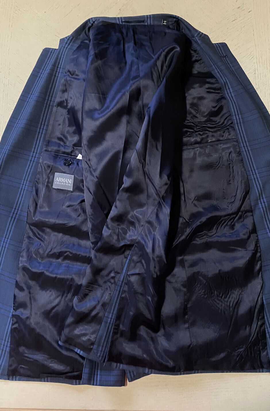 NWT $1495 Armani Collezioni Мужской спортивный пиджак Синий 42R US/52R EU
