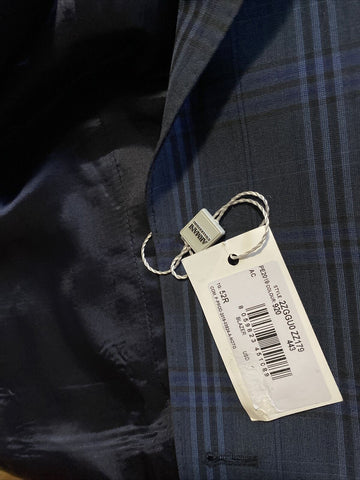 NWT $1495 Armani Collezioni Men Sport Coat Blazer Blue 42R US/52R Eu