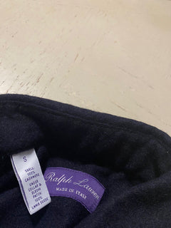NWT $1295 Ralph Lauren Purple Label Men's James Cashmere Shirt Navy S