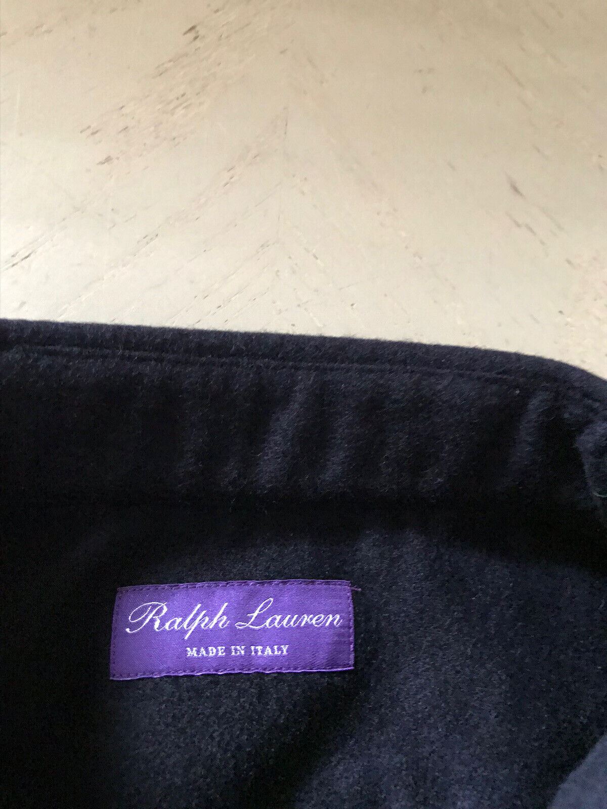 NWT $1295 Ralph Lauren Purple Label Men's James Cashmere Shirt Navy S