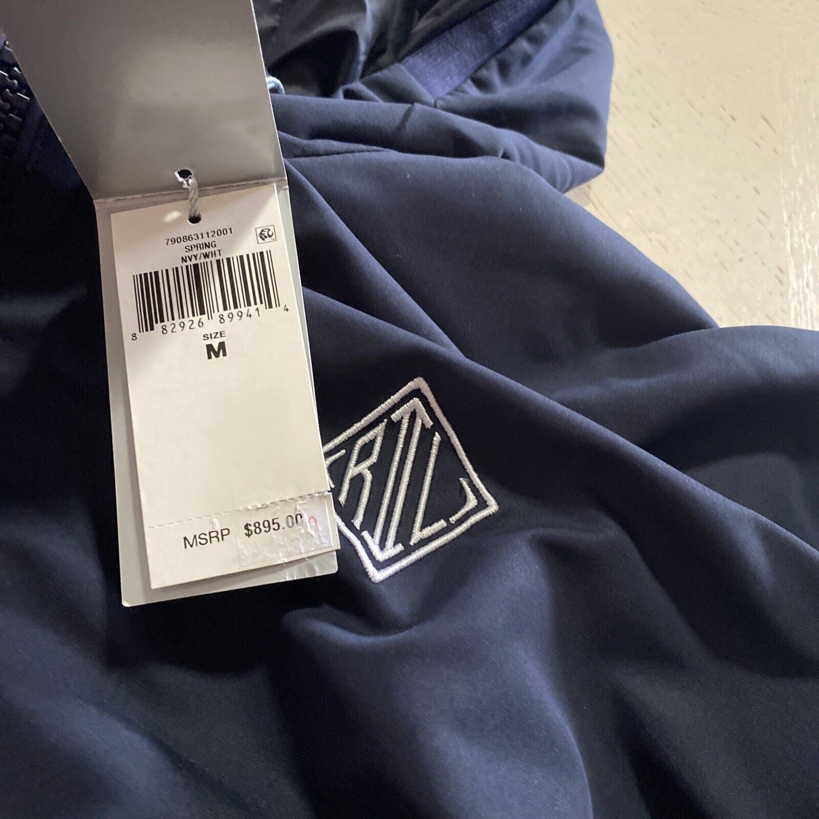 Новая мужская спортивная куртка темно-синего цвета от Ralph Lauren Purple Label, размер M, $895