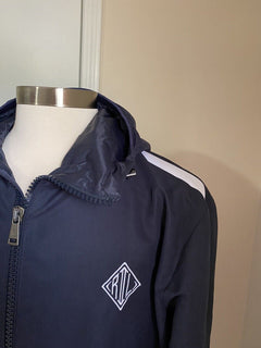 Neu $895 Ralph Lauren Purple Label Herren-Trainingsjacke, Marineblau, Größe M