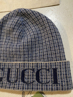 Neu mit Etikett: Gucci Beanie, Gucci-Monogramm-Mütze, braun/schwarz, Größe M, Italien