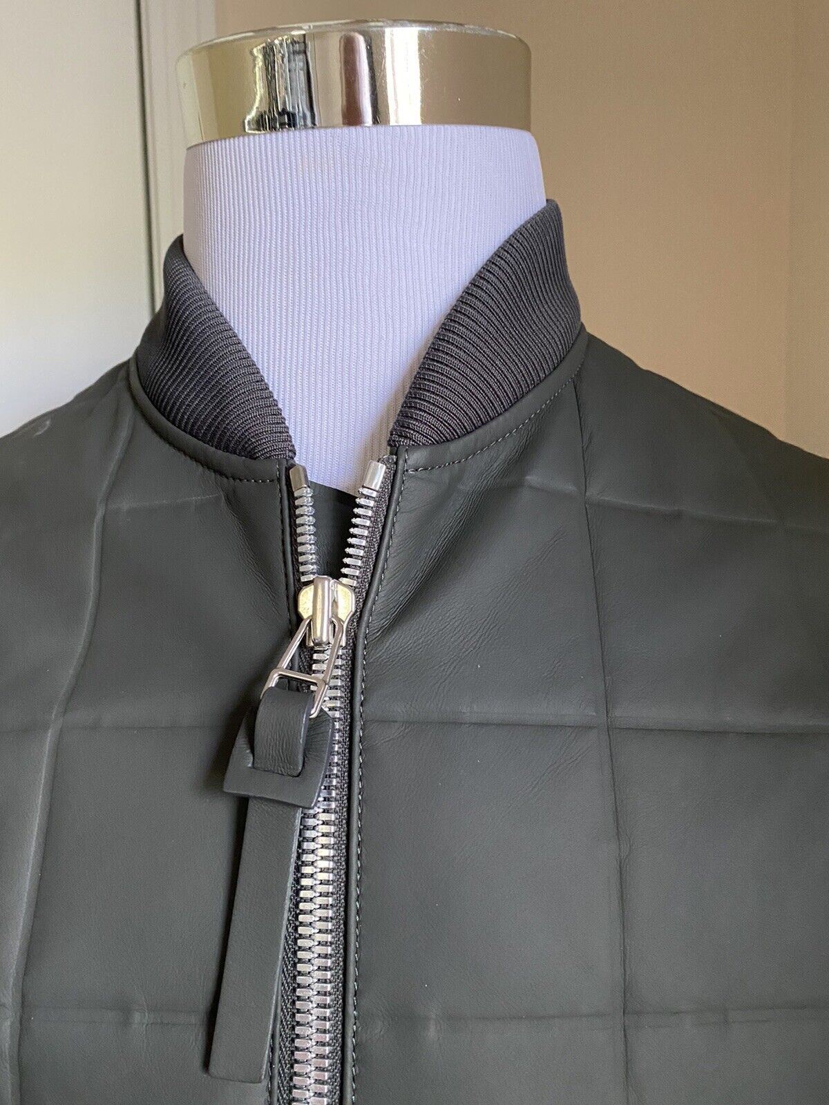 New $6700 Bottega Veneta Men Oversized Light Leather Jacket Coat 44 US/54 Eu