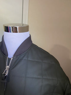 Neu $6700 Bottega Veneta Herren Übergroßer leichter Lederjackenmantel 44 US/54 Eu