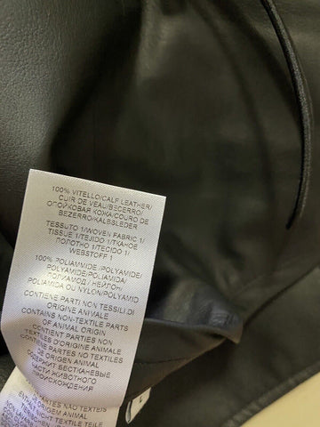 New $9500 Bottega Veneta Men  Long Matt Waterproof Leather Coat Black L