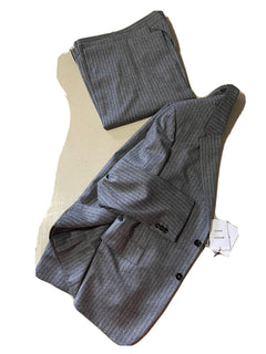 Neuer $3500 Bottega Veneta Herrenanzug aus weicher Wolle Grau 42R US/52R Eu Italien