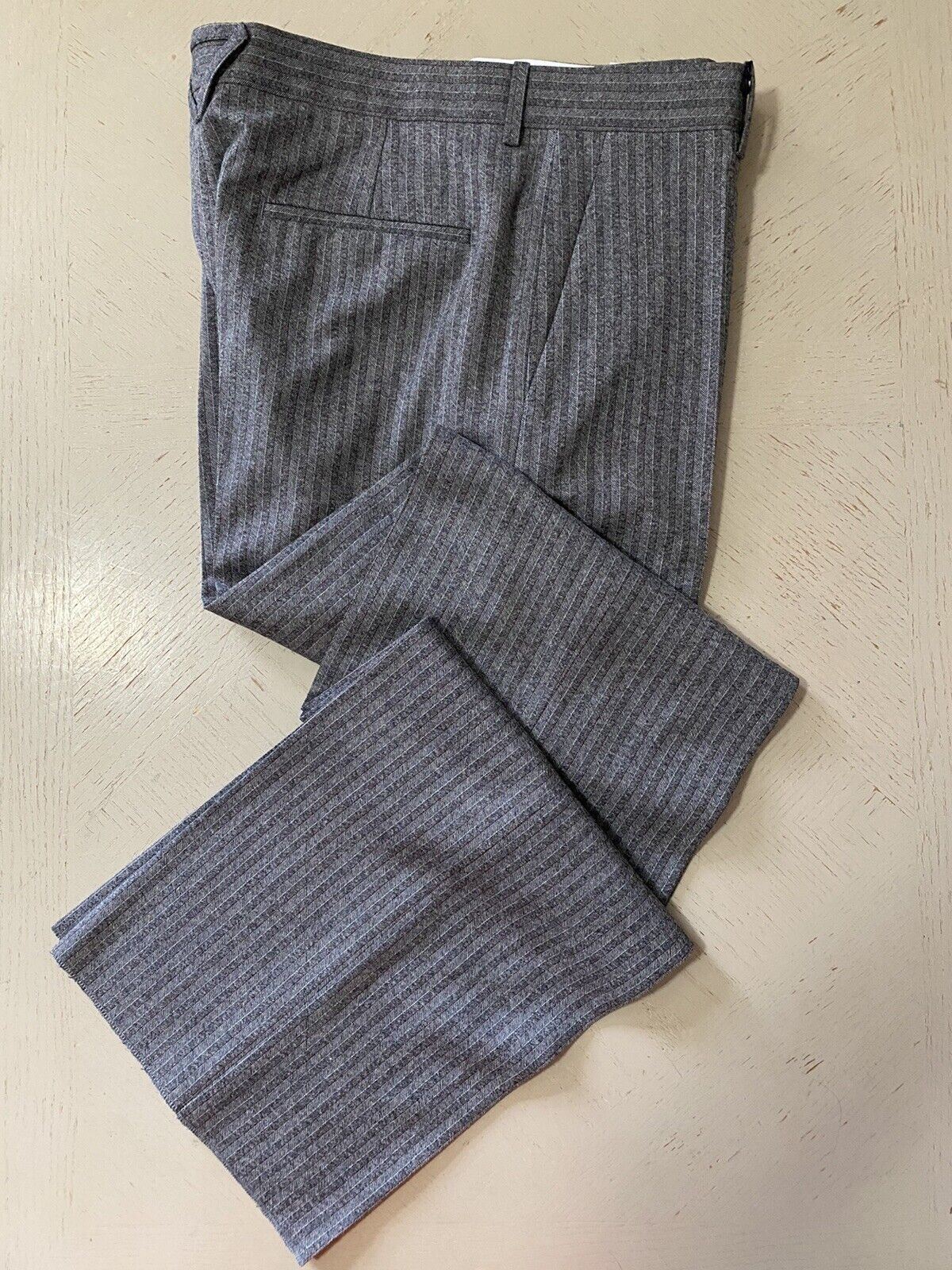 New $3500 Bottega Veneta Men Soft Wool Suit Gray 42R US/52R Eu Italy