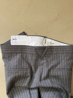 Neuer $3500 Bottega Veneta Herrenanzug aus weicher Wolle Grau 42R US/52R Eu Italien