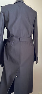 Neu $2650 Bottega Veneta Herren-Trenchcoat aus wasserdichter Baumwolle DK Braun 42 US/52 Eu